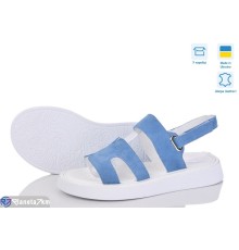 Босоніжки жіночі на літо (6 пар р.36-40) синій  "GARRA"