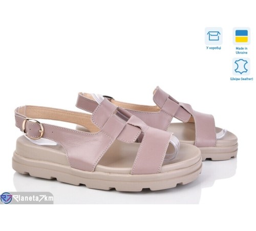 Босоніжки жіночі на літо (6 пар р.36-40) коричневий  "GARRA"