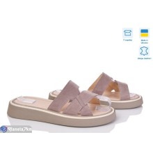 Шлепки жіночі на літо (6 пар р.36-40) коричневий  "GARRA"