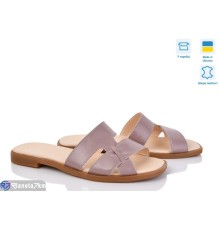 Шлепки жіночі на літо (6 пар р.36-40) коричневий  "GARRA"