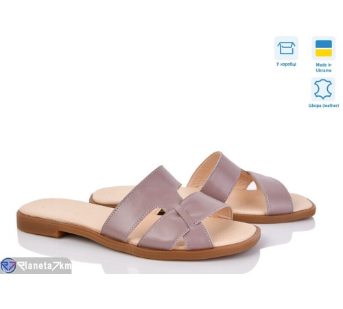 Шлепки жіночі на літо (6 пар р.36-40) коричневий  "GARRA"