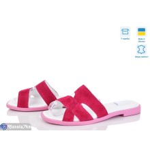 Шлепки жіночі на літо (6 пар р.36-40) рожевий  "GARRA"