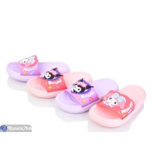 Шлепки дитячі на літо (12 пар р.30-35) мікс  "MILLY"