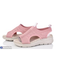 Босоніжки жіночі на літо (8 пар р.36-41) рожевий  "DIXA"