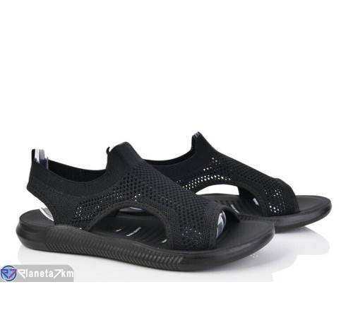 Босоніжки жіночі на літо (6 пар р.41-43) чорний  "DIXA"