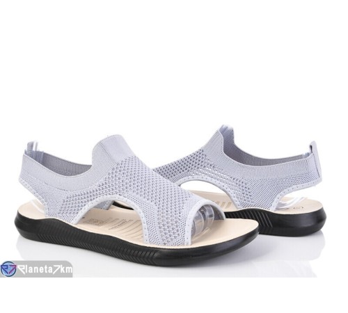 Босоніжки жіночі на літо (6 пар р.41-43) сірий  "DIXA"