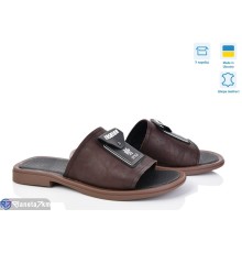 Шлепки жіночі на літо (6 пар р.36-40) коричневий  "Speranza"