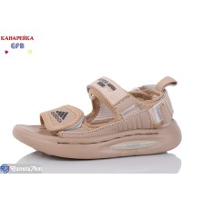 Сандалі дитячі на літо (10 пар р.21-25) бежевий  "GFB-Канарейка"
