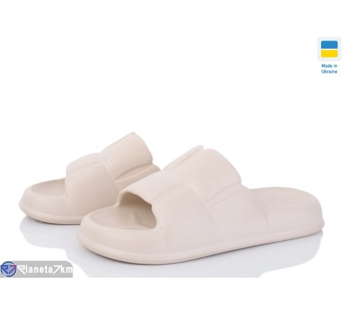 Шлепки жіночі на літо (8 пар р.37-41) бежевий  "Ladmir"
