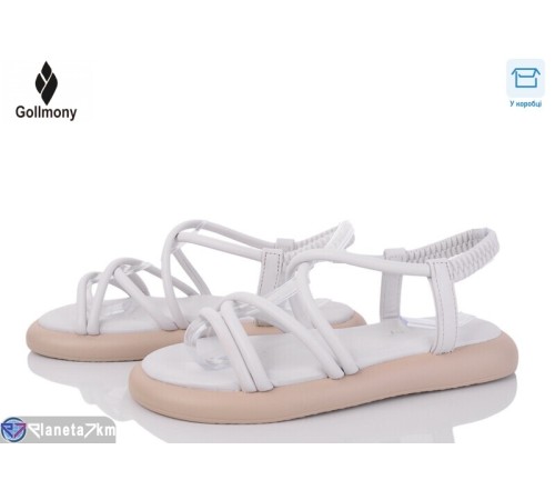 Босоніжки жіночі на літо (8 пар р.36-41) сірий  "Gollmony"