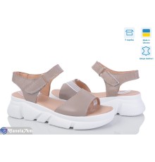 Босоніжки жіночі на літо (6 пар р.36-40) бежевий  "Linda"