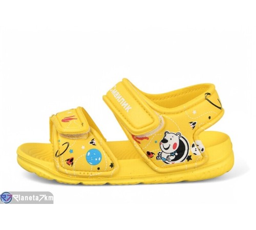 Дитячі босоніжки на літо (12 пар р.24-29) жовтий  "LULI"
