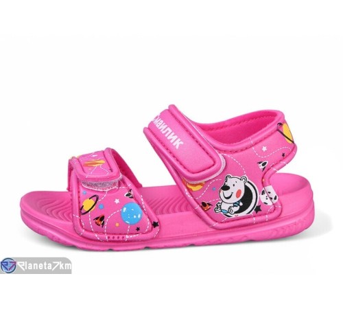 Дитячі босоніжки на літо (12 пар р.24-29) рожевий  "LULI"