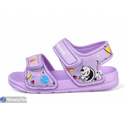 Дитячі босоніжки на літо (12 пар р.24-29) фіолетовий  "LULI"