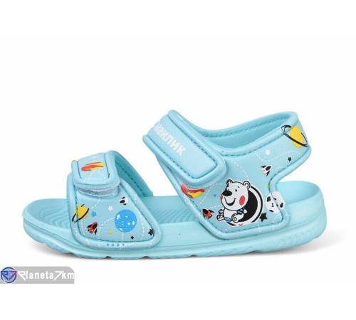 Дитячі босоніжки на літо (12 пар р.24-29) блакитний  "LULI"