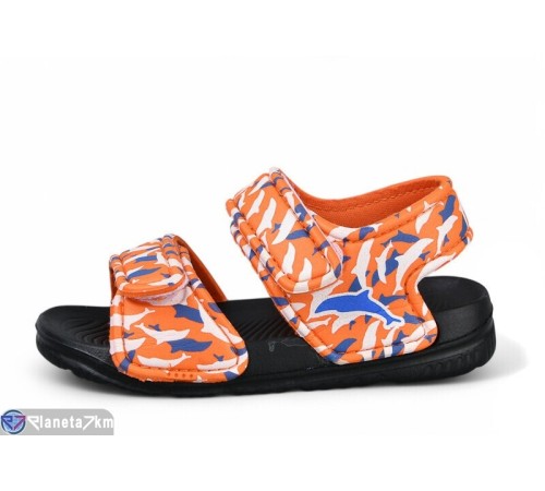Дитячі босоніжки на літо (12 пар р.24-29) оранжевий  "LULI"