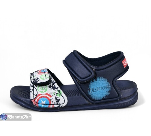 Сандалі дитячі на літо (12 пар р.24-29) синій  "LULI"