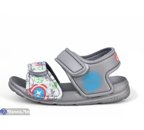 Дитячі босоніжки на літо (12 пар р.24-29) сірий  "LULI"