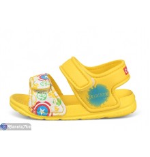 Дитячі босоніжки на літо (12 пар р.24-29) жовтий  "LULI"