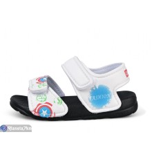 Дитячі босоніжки на літо (12 пар р.24-29) білий  "LULI"