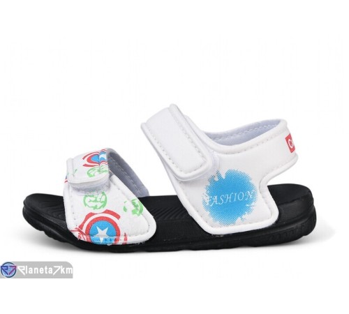 Дитячі босоніжки на літо (12 пар р.24-29) білий  "LULI"