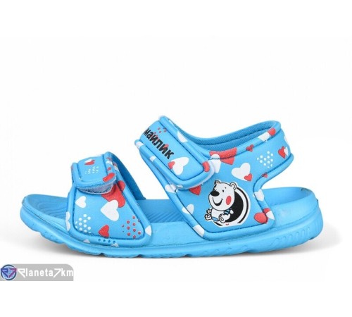 Дитячі босоніжки на літо (12 пар р.24-29) блакитний  "LULI"