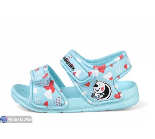 Дитячі босоніжки на літо (12 пар р.24-29) блакитний  "LULI"