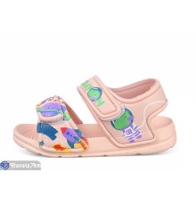 Дитячі босоніжки на літо (12 пар р.24-29) рожевий  "LULI"