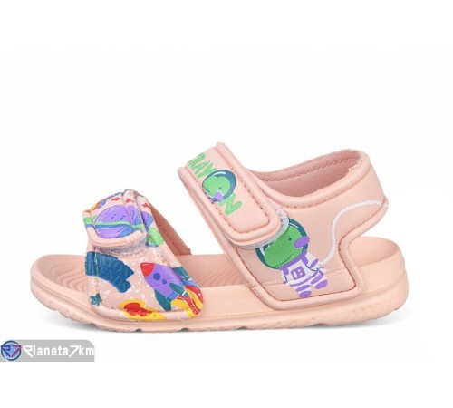 Дитячі босоніжки на літо (12 пар р.24-29) рожевий  "LULI"