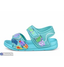 Дитячі босоніжки на літо (12 пар р.24-29) зелений  "LULI"