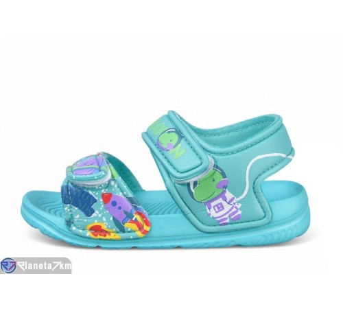 Дитячі босоніжки на літо (12 пар р.24-29) зелений  "LULI"