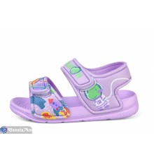 Дитячі босоніжки на літо (12 пар р.24-29) фіолетовий  "LULI"