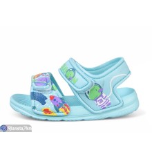 Дитячі босоніжки на літо (12 пар р.24-29) блакитний  "LULI"