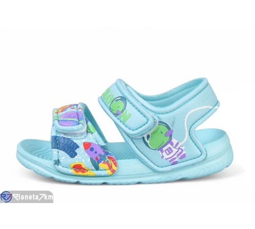 Дитячі босоніжки на літо (12 пар р.24-29) блакитний  "LULI"