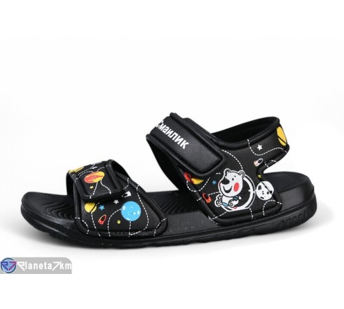 Дитячі босоніжки на літо (12 пар р.30-35) чорний  "LULI"