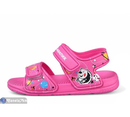 Дитячі босоніжки на літо (12 пар р.30-35) рожевий  "LULI"