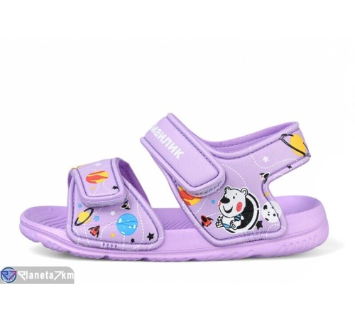 Дитячі босоніжки на літо (12 пар р.30-35) фіолетовий  "LULI"