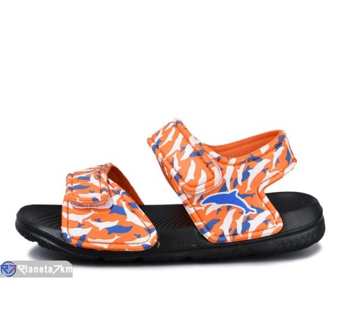 Дитячі босоніжки на літо (12 пар р.30-35) оранжевий  "LULI"