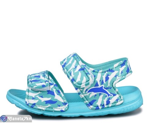 Дитячі босоніжки на літо (12 пар р.30-35) блакитний  "LULI"