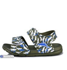 Сандалі дитячі на літо (12 пар р.30-35) хакі  "LULI"