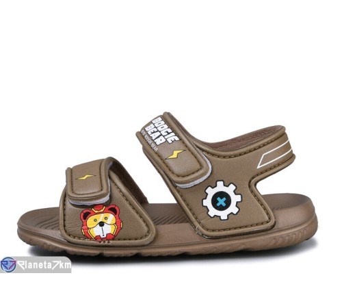 Дитячі босоніжки на літо (12 пар р.30-35) коричневий  "LULI"