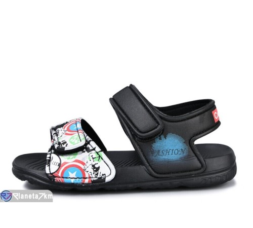 Дитячі босоніжки на літо (12 пар р.30-35) чорний  "LULI"