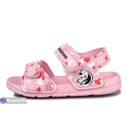 Дитячі босоніжки на літо (12 пар р.30-35) рожевий  "LULI"