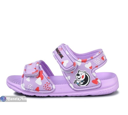 Дитячі босоніжки на літо (12 пар р.30-35) фіолетовий  "LULI"