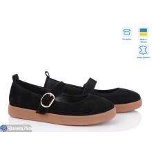 Туфлі жіночі на літо (8 пар р.36-41) чорний  "ERIKA"