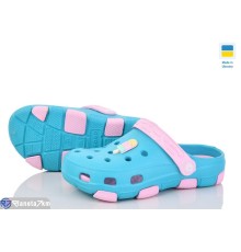 Кроки дитячі на літо (8 пар р.24-32) блакитний  "INPIRE"