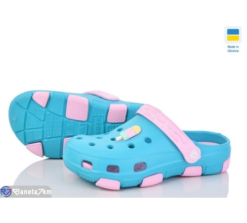 Кроки дитячі на літо (8 пар р.24-32) блакитний  "INPIRE"
