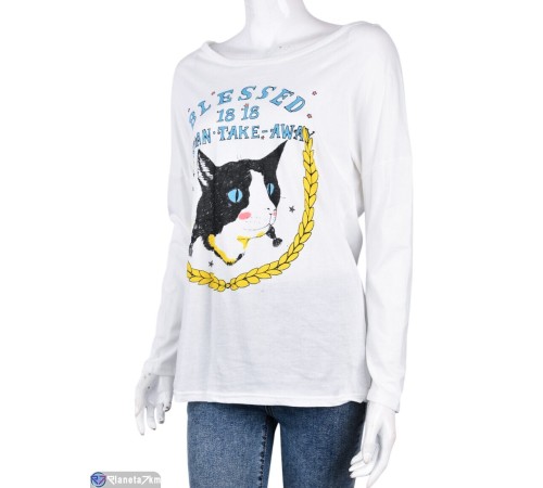 Кофта жіноча на весну/осінь (4 шт. р.сетка One size) білий  "Kalabok"