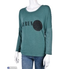 Батник жіночий на весну/осінь (4 шт. р.сетка One size) зелений  "Kalabok"