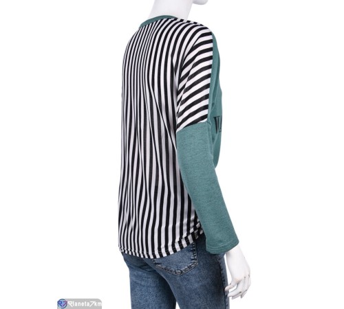 Батник жіночий на весну/осінь (4 шт. р.сетка One size) зелений  "Kalabok"